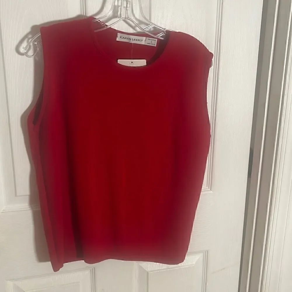 Karen Lessly Pullover Sleeveless Top